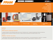 Tablet Screenshot of fram.com.br